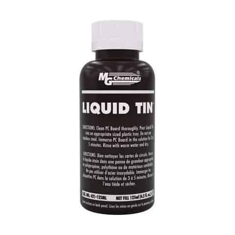 421a-125ml Liquid Tin Tinplating Solution 125ml Bottle - Hardcore 