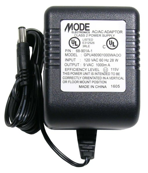 68901A1 Wall Mount AC Adapter 9VAC 1A 2.1x5.5mm Plug HardCore