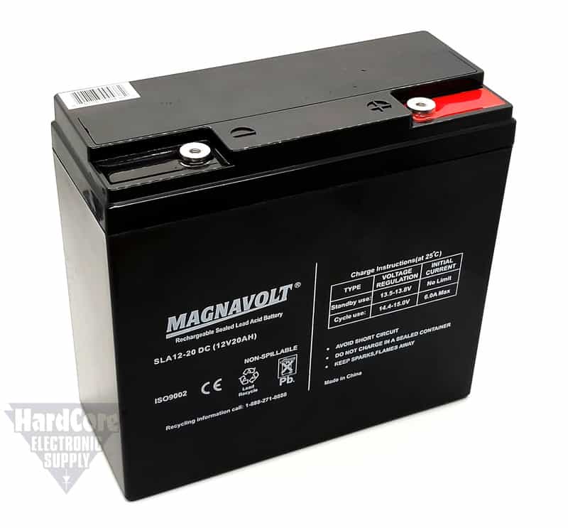 SLA12-20DC 12V 20Ah Sealed Lead Acid Battery T6 Term's Deep Cycle ...