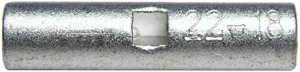 25-Pack 22-18 Gauge Uninsulated Bare Copper Butt Connectors - AC/DC Wire And Supply